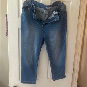 Celebrity Blue Denim Ankle Jeans